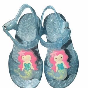 Old Navy Sparkly Blue Mermaid Sandals